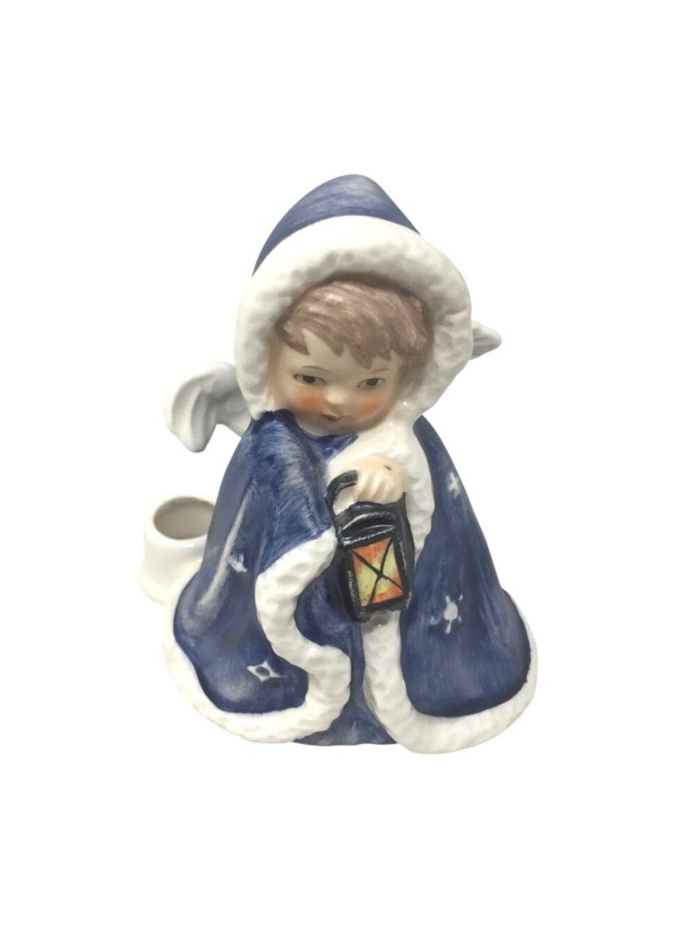 Vintage Goebel Angel with Lantern Candle Holder Figurine 1958 West Germany ROB 4
